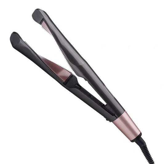 2in1 Professional multifunction curling and straightening curler wand unique twisted curler styling tool electric hair curler - surker