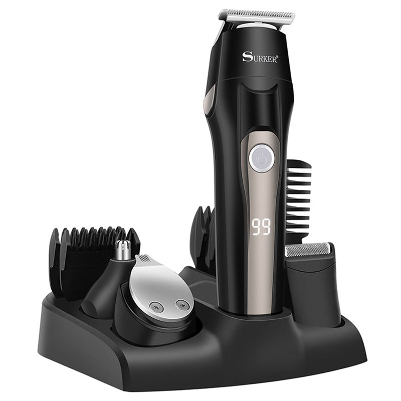 Surker 5in1 Professional electric hair trimmer body beard trimer 6