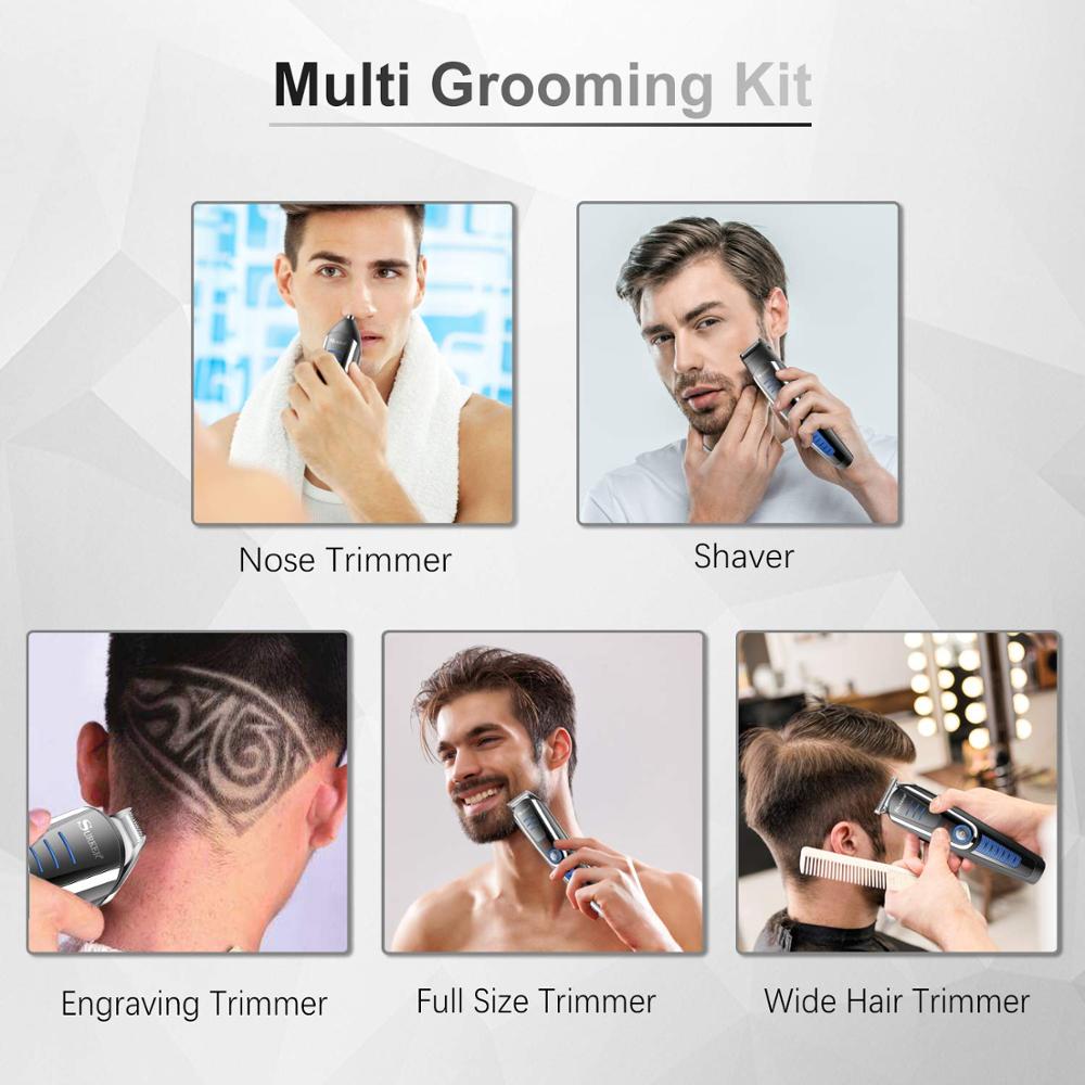 Surker Professional electric hair trimmer for men body beard trimer 5