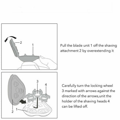 Surker Replacement Shaver Blade Head for RSCX-9588 - surker